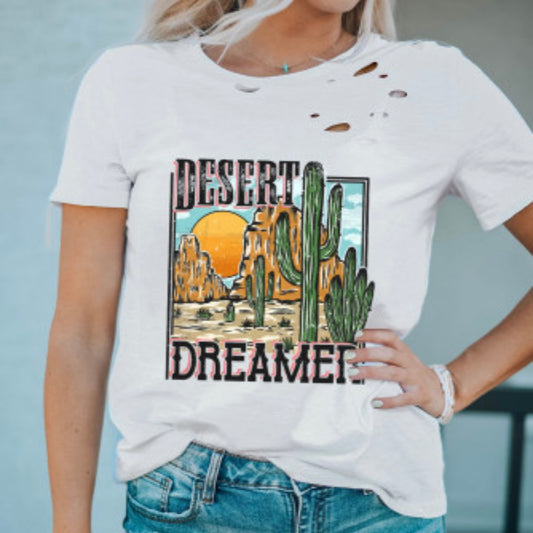 Desert Dreamer Ripped T Shirt